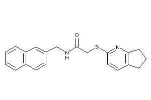 N-(2-naphthylmethyl)-2-(1-pyrindan-2-ylthio)acetamide