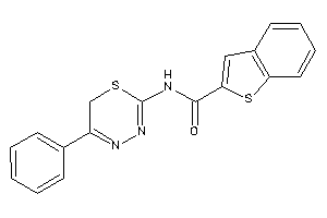 N-(5-phenyl-6H-1,3,4-thiadiazin-2-yl)benzothiophene-2-carboxamide