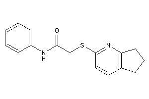 N-phenyl-2-(1-pyrindan-2-ylthio)acetamide