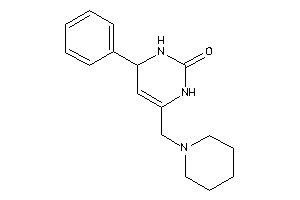 4-phenyl-6-(piperidinomethyl)-3,4-dihydro-1H-pyrimidin-2-one