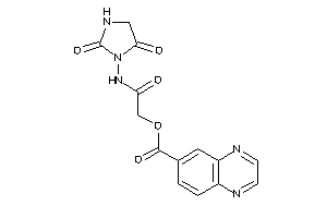 Quinoxaline-6-carboxylic Acid [2-[(2,5-diketoimidazolidin-1-yl)amino]-2-keto-ethyl] Ester