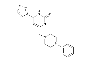 6-[(4-phenylpiperazino)methyl]-4-(3-thienyl)-3,4-dihydro-1H-pyrimidin-2-one