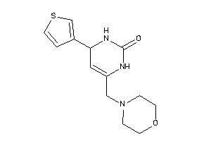 Image of 6-(morpholinomethyl)-4-(3-thienyl)-3,4-dihydro-1H-pyrimidin-2-one