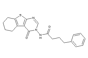 N-(4-keto-5,6,7,8-tetrahydrobenzothiopheno[2,3-d]pyrimidin-3-yl)-4-phenyl-butyramide