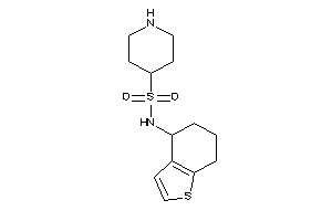 N-(4,5,6,7-tetrahydrobenzothiophen-4-yl)piperidine-4-sulfonamide