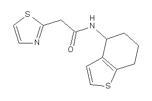 N-(4,5,6,7-tetrahydrobenzothiophen-4-yl)-2-thiazol-2-yl-acetamide