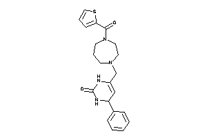 4-phenyl-6-[[4-(2-thenoyl)-1,4-diazepan-1-yl]methyl]-3,4-dihydro-1H-pyrimidin-2-one