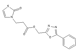 3-(2-keto-4-thiazolin-3-yl)propionic Acid (5-phenyl-1,3,4-oxadiazol-2-yl)methyl Ester