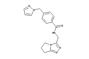 N-(6,7-dihydro-5H-pyrrolo[2,1-c][1,2,4]triazol-3-ylmethyl)-4-(pyrazol-1-ylmethyl)benzamide