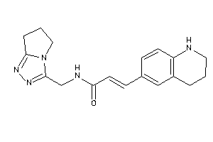 N-(6,7-dihydro-5H-pyrrolo[2,1-c][1,2,4]triazol-3-ylmethyl)-3-(1,2,3,4-tetrahydroquinolin-6-yl)acrylamide