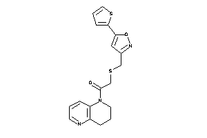 1-(3,4-dihydro-2H-1,5-naphthyridin-1-yl)-2-[[5-(2-thienyl)isoxazol-3-yl]methylthio]ethanone