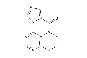 3,4-dihydro-2H-1,5-naphthyridin-1-yl(thiazol-5-yl)methanone