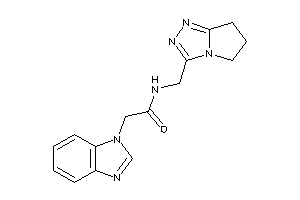 2-(benzimidazol-1-yl)-N-(6,7-dihydro-5H-pyrrolo[2,1-c][1,2,4]triazol-3-ylmethyl)acetamide