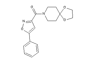 1,4-dioxa-8-azaspiro[4.5]decan-8-yl-(5-phenylisoxazol-3-yl)methanone