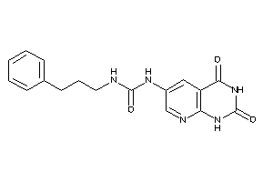 1-(2,4-diketo-1H-pyrido[2,3-d]pyrimidin-6-yl)-3-(3-phenylpropyl)urea