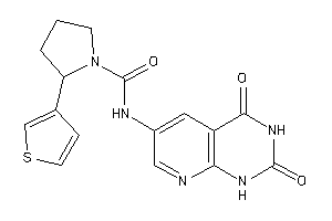 N-(2,4-diketo-1H-pyrido[2,3-d]pyrimidin-6-yl)-2-(3-thienyl)pyrrolidine-1-carboxamide