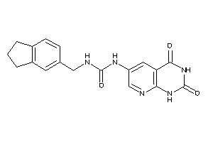 1-(2,4-diketo-1H-pyrido[2,3-d]pyrimidin-6-yl)-3-(indan-5-ylmethyl)urea