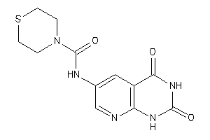 N-(2,4-diketo-1H-pyrido[2,3-d]pyrimidin-6-yl)thiomorpholine-4-carboxamide