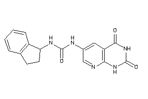 1-(2,4-diketo-1H-pyrido[2,3-d]pyrimidin-6-yl)-3-indan-1-yl-urea