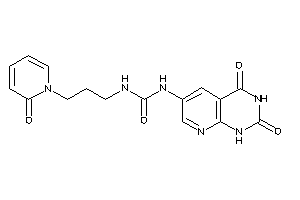 1-(2,4-diketo-1H-pyrido[2,3-d]pyrimidin-6-yl)-3-[3-(2-keto-1-pyridyl)propyl]urea