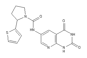 N-(2,4-diketo-1H-pyrido[2,3-d]pyrimidin-6-yl)-2-(2-thienyl)pyrrolidine-1-carboxamide