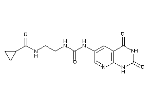 N-[2-[(2,4-diketo-1H-pyrido[2,3-d]pyrimidin-6-yl)carbamoylamino]ethyl]cyclopropanecarboxamide