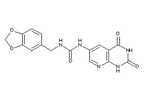 1-(2,4-diketo-1H-pyrido[2,3-d]pyrimidin-6-yl)-3-piperonyl-urea