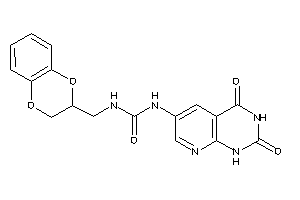 1-(2,3-dihydro-1,4-benzodioxin-3-ylmethyl)-3-(2,4-diketo-1H-pyrido[2,3-d]pyrimidin-6-yl)urea