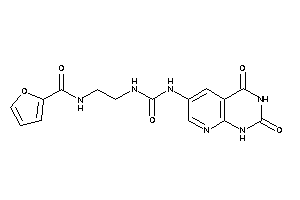 N-[2-[(2,4-diketo-1H-pyrido[2,3-d]pyrimidin-6-yl)carbamoylamino]ethyl]-2-furamide