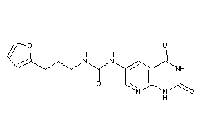 1-(2,4-diketo-1H-pyrido[2,3-d]pyrimidin-6-yl)-3-[3-(2-furyl)propyl]urea