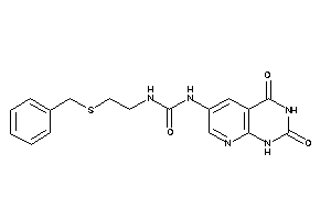 1-[2-(benzylthio)ethyl]-3-(2,4-diketo-1H-pyrido[2,3-d]pyrimidin-6-yl)urea