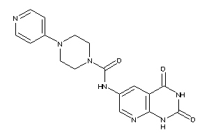 N-(2,4-diketo-1H-pyrido[2,3-d]pyrimidin-6-yl)-4-(4-pyridyl)piperazine-1-carboxamide