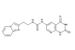 1-(2,4-diketo-1H-pyrido[2,3-d]pyrimidin-6-yl)-3-(2-imidazo[1,2-a]pyridin-2-ylethyl)urea