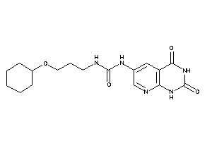 1-[3-(cyclohexoxy)propyl]-3-(2,4-diketo-1H-pyrido[2,3-d]pyrimidin-6-yl)urea