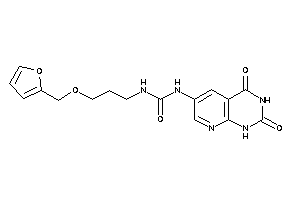 1-(2,4-diketo-1H-pyrido[2,3-d]pyrimidin-6-yl)-3-[3-(2-furfuryloxy)propyl]urea