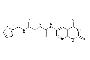 2-[(2,4-diketo-1H-pyrido[2,3-d]pyrimidin-6-yl)carbamoylamino]-N-(2-furfuryl)acetamide