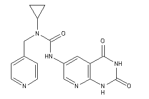 1-cyclopropyl-3-(2,4-diketo-1H-pyrido[2,3-d]pyrimidin-6-yl)-1-(4-pyridylmethyl)urea