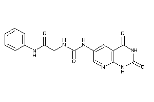 2-[(2,4-diketo-1H-pyrido[2,3-d]pyrimidin-6-yl)carbamoylamino]-N-phenyl-acetamide