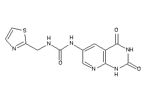 1-(2,4-diketo-1H-pyrido[2,3-d]pyrimidin-6-yl)-3-(thiazol-2-ylmethyl)urea