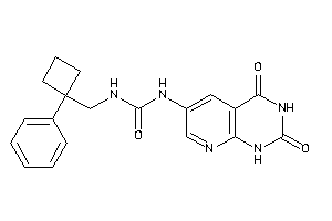 1-(2,4-diketo-1H-pyrido[2,3-d]pyrimidin-6-yl)-3-[(1-phenylcyclobutyl)methyl]urea