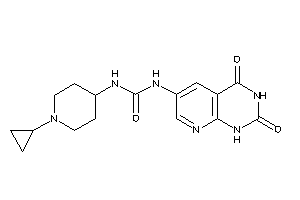 1-(1-cyclopropyl-4-piperidyl)-3-(2,4-diketo-1H-pyrido[2,3-d]pyrimidin-6-yl)urea