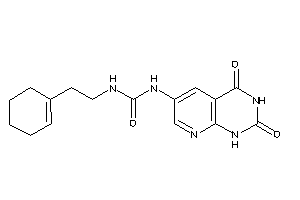 1-(2-cyclohexen-1-ylethyl)-3-(2,4-diketo-1H-pyrido[2,3-d]pyrimidin-6-yl)urea