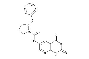 2-benzyl-N-(2,4-diketo-1H-pyrido[2,3-d]pyrimidin-6-yl)pyrrolidine-1-carboxamide