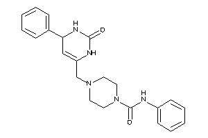 4-[(2-keto-4-phenyl-3,4-dihydro-1H-pyrimidin-6-yl)methyl]-N-phenyl-piperazine-1-carboxamide