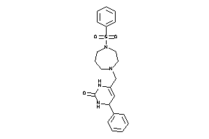 6-[(4-besyl-1,4-diazepan-1-yl)methyl]-4-phenyl-3,4-dihydro-1H-pyrimidin-2-one