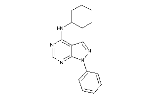 Cyclohexyl-(1-phenylpyrazolo[3,4-d]pyrimidin-4-yl)amine