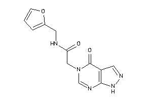 N-(2-furfuryl)-2-(4-keto-1H-pyrazolo[3,4-d]pyrimidin-5-yl)acetamide