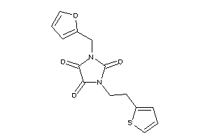 1-(2-furfuryl)-3-[2-(2-thienyl)ethyl]imidazolidine-2,4,5-trione