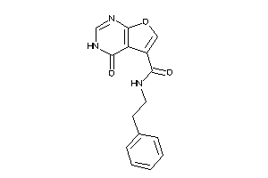 4-keto-N-phenethyl-3H-furo[2,3-d]pyrimidine-5-carboxamide