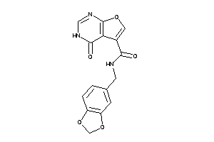 4-keto-N-piperonyl-3H-furo[2,3-d]pyrimidine-5-carboxamide